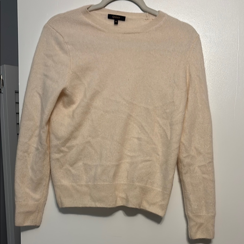 Quince Cashmere Cream Sweater